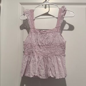 Free People Lilac Sleeveless Blouse